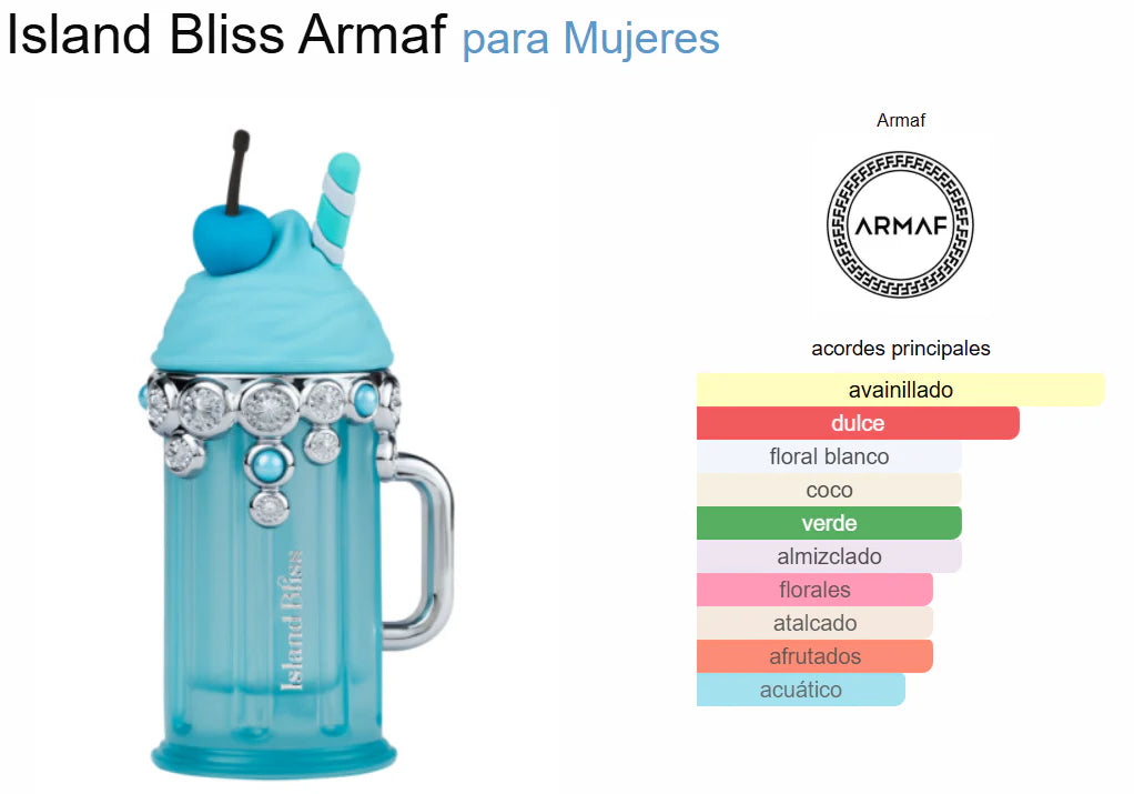 Island Bliss Armaf 💕
Para damas 💕